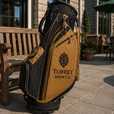 Branded golf bags with logo