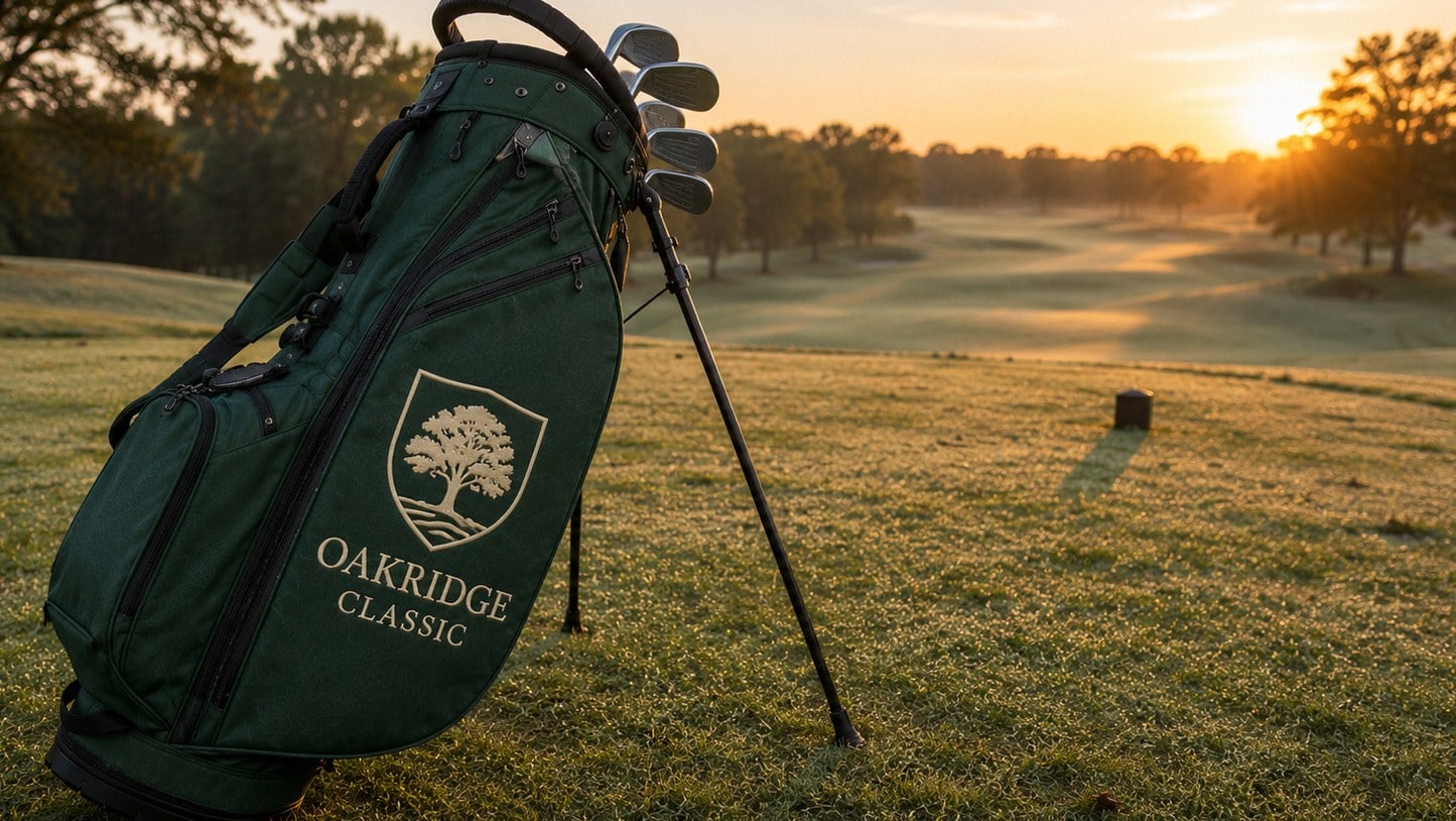 Custom printed golf bags with logo