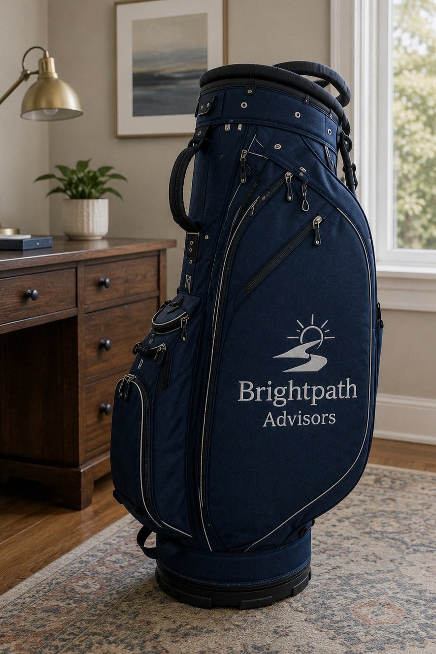Personalized golf bags — customer photo